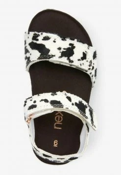 Next Kinder ADJUSTABLE STRAP - Riemensandalette - White Leather Cow Print -Next Verkäufe 2022 d40ed8fbf1d84e459cee99c85b5ea4db