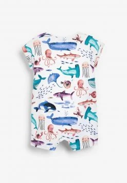 Next Kinder SINGLE - Jumpsuit - Blue White Sealife Print -Next Verkäufe 2022 d41755e35d324b18b31ac7e44a68fb83