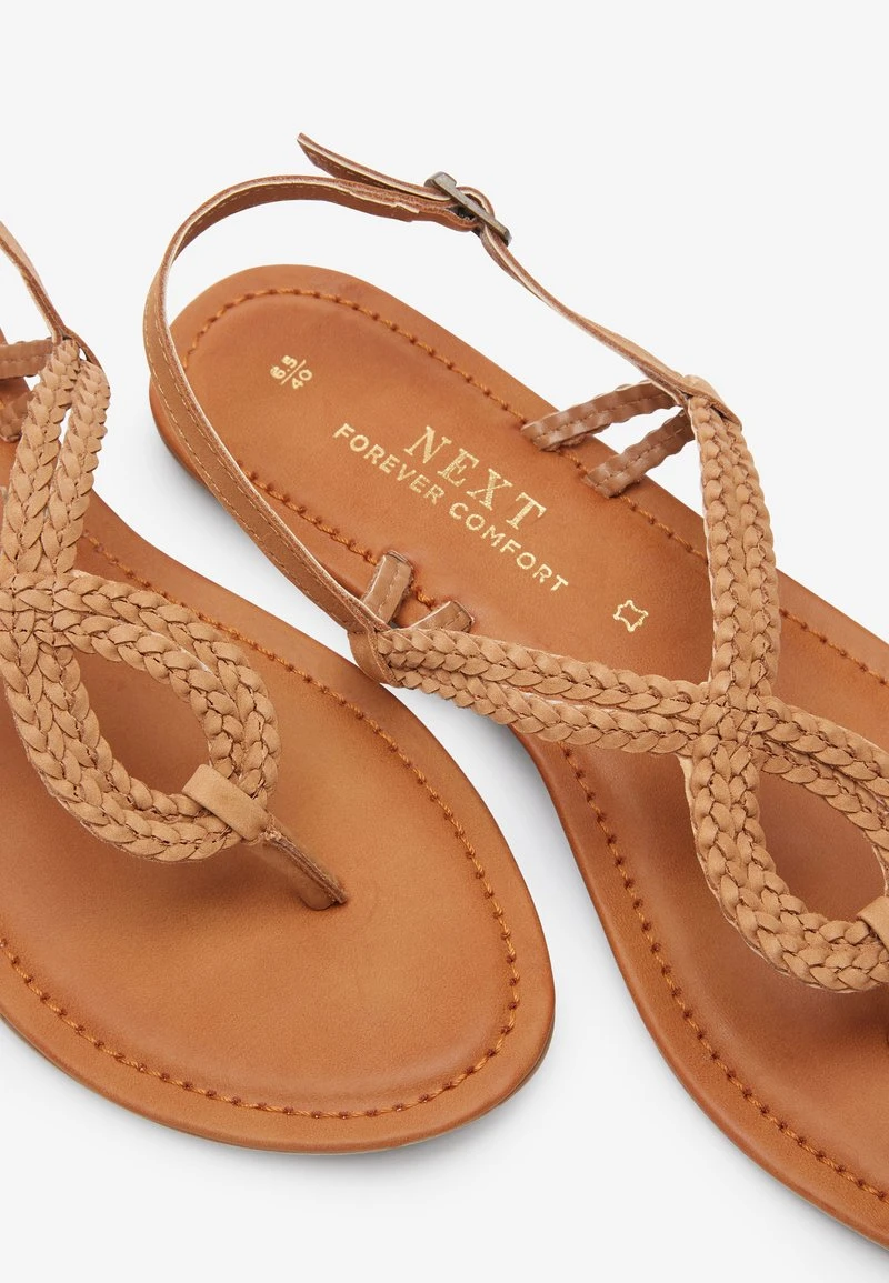 Next ROSE GOLD REGULAR/WIDE FIT FOREVER COMFORT® DOUBLE PLAIT TOE TH - Zehentrenner - Brown | Damen 5 Next ROSE GOLD REGULAR/WIDE FIT FOREVER COMFORT® DOUBLE PLAIT TOE TH - Zehentrenner - Brown | Damen – Bild 5