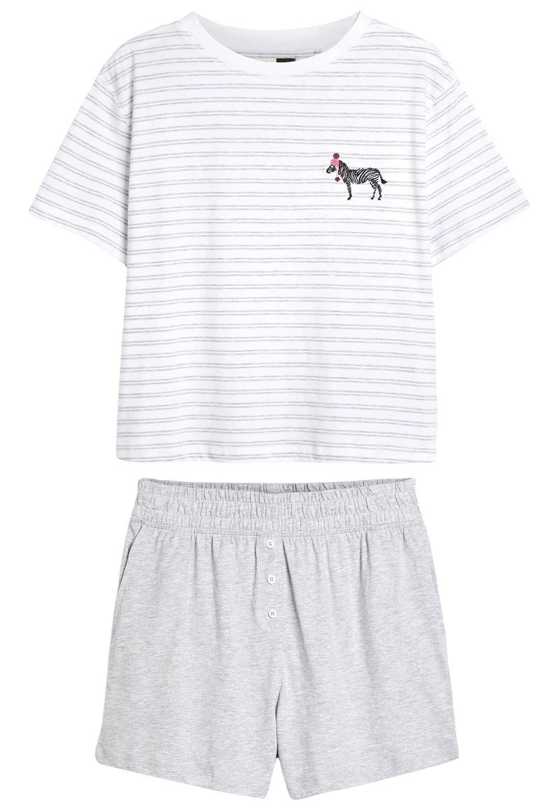 Next Damen Nachtwäsche Set - Grey Zebra 5 Next Damen Nachtwäsche Set - Grey Zebra – Bild 5