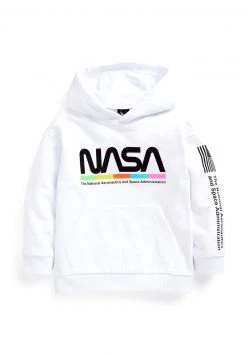 Next Kinder NASA - Kapuzenpullover - White