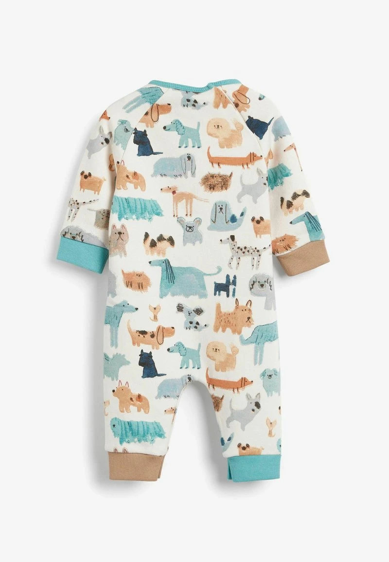 Next Kinder DOG PRINTED - Jumpsuit - White 2 Next Kinder DOG PRINTED - Jumpsuit - White – Bild 2