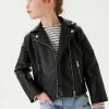 Next Kinder Kunstlederjacke - Black
