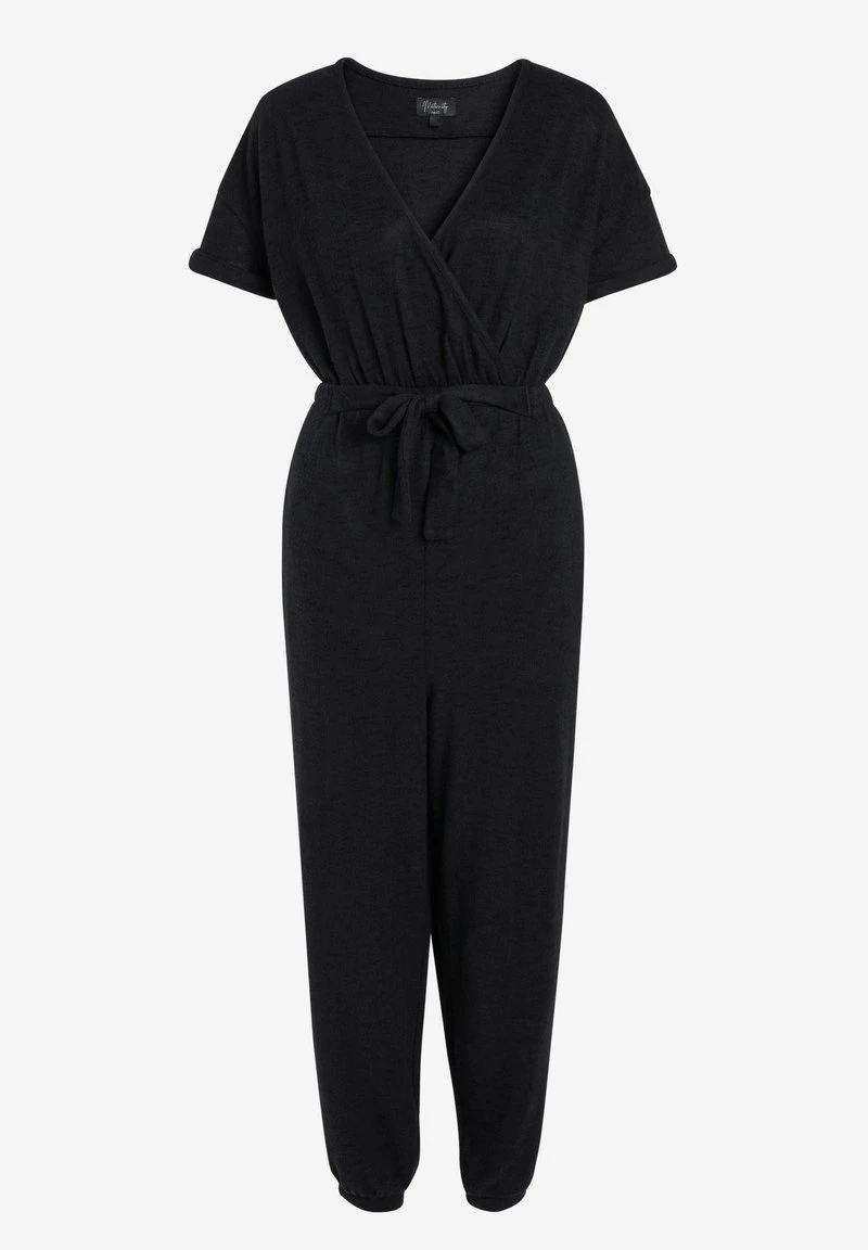 Next Damen MATERNITY LOUNGE - Jumpsuit - Black 4 Next Damen MATERNITY LOUNGE - Jumpsuit - Black – Bild 4