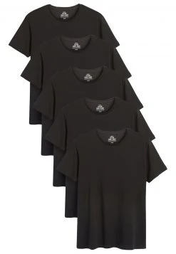 Next Herren FIVE PACK - T-Shirt Basic - Black -Next Verkäufe 2022 d68f9a96821d40ab8194872f6ca9da60