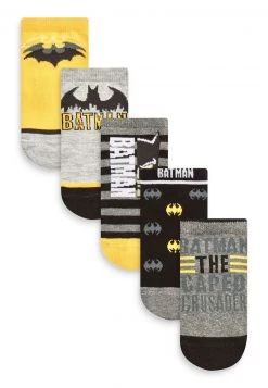 Next Kinder 5 PACK RICH - Socken - Yellow Grey Batman