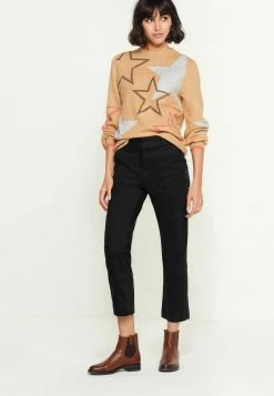 Next Damen FUN STAR - Strickpullover - Camel