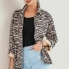 Next Damen Leichte Jacke - Animal Zebra