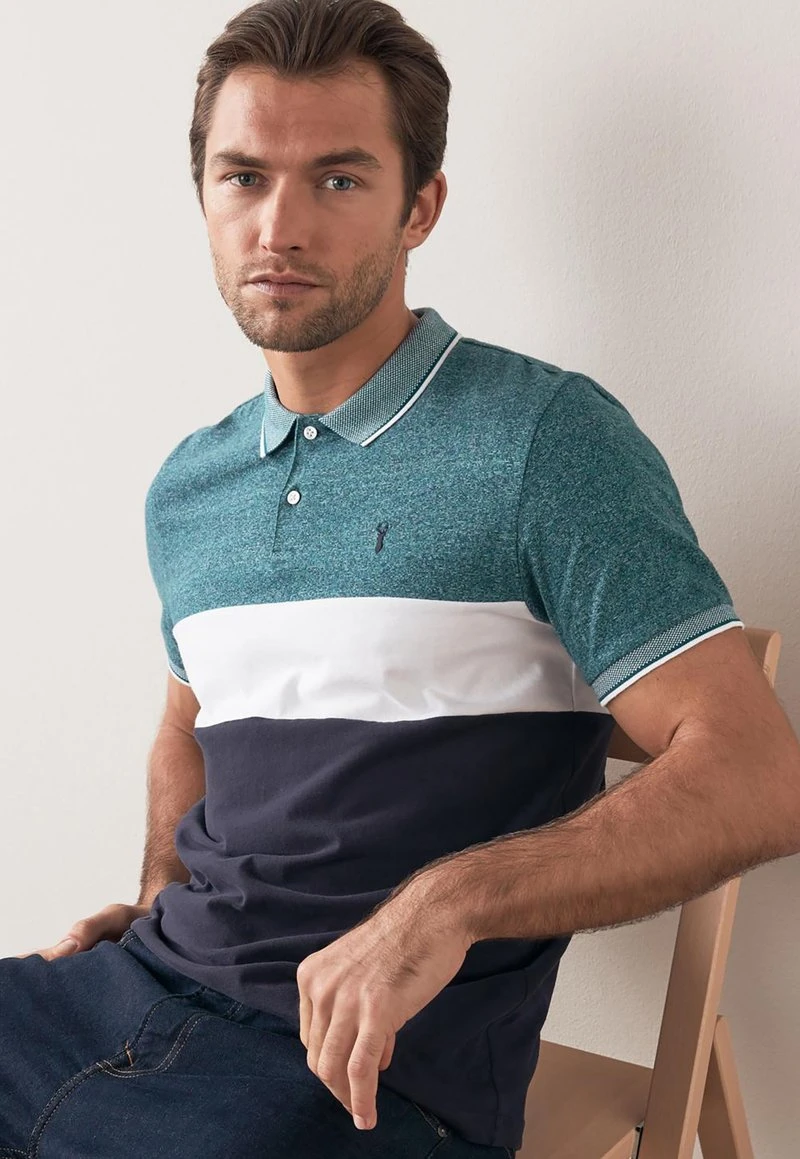 Next Herren CHEST BLOCK - Poloshirt - Blue 4 Next Herren CHEST BLOCK - Poloshirt - Blue – Bild 4