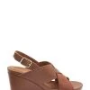Next FOREVER COMFORT MOTION FLEX CROSSOVER - Keilsandalette - Tan Brown | Damen