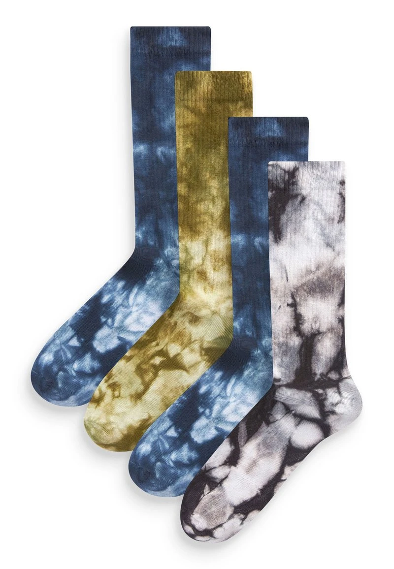 Next Herren 4 PACK - Socken - Dark Tie Dye 1 Next Herren 4 PACK - Socken - Dark Tie Dye