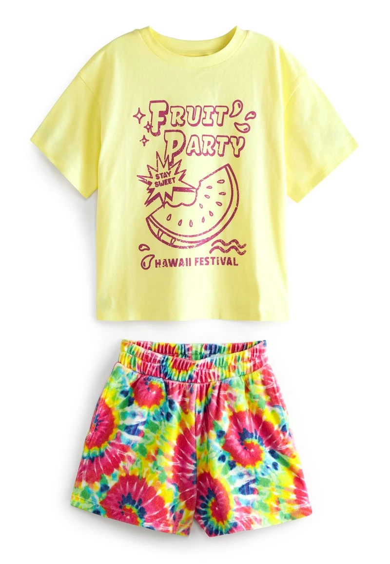 Next Kinder FRUIT & TOWELLING RAINBOW DYE SET - Shorts - Pink 3 Next Kinder FRUIT & TOWELLING RAINBOW DYE SET - Shorts - Pink – Bild 3
