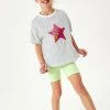 Next STRIPE FLIPPY STAR - T-Shirt Print - White | Kinder