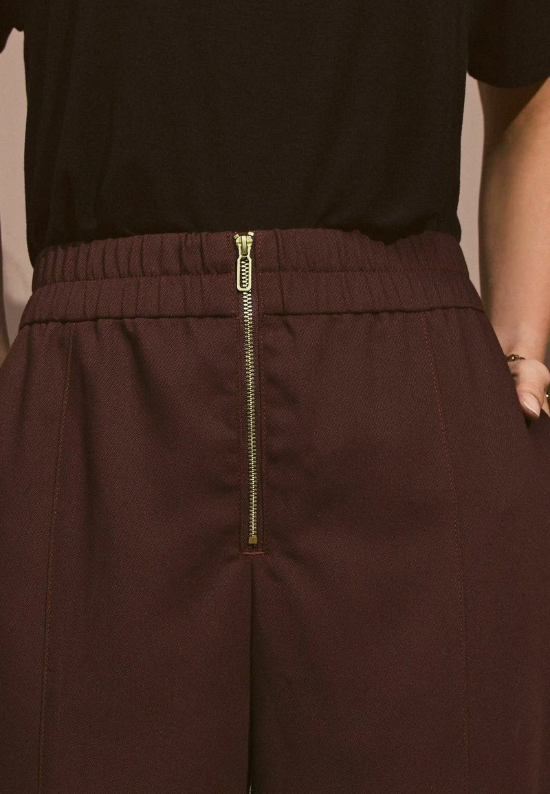 Next Damen ZIP FRONT TAPER LEG - Stoffhose - Brown 4 Next Damen ZIP FRONT TAPER LEG - Stoffhose - Brown – Bild 4