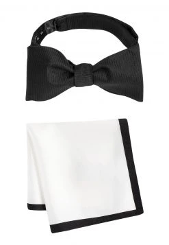 Next Herren Einstecktuch - Black