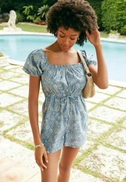 Next Damen Jumpsuit - Blue Floral -Next Verkäufe 2022 d9110dc349fd46e2a6706ea1176f8b81