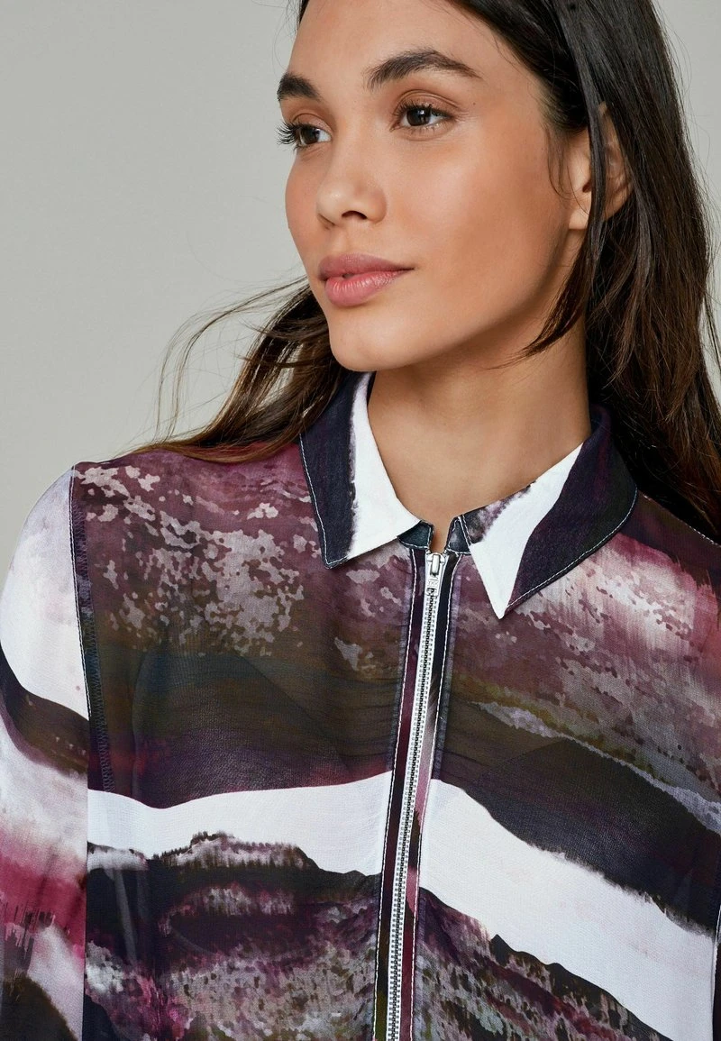 Next Damen ZIP NECK LONGLINE - Bluse - Black 3 Next Damen ZIP NECK LONGLINE - Bluse - Black – Bild 3