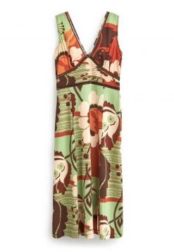 Next LADDER INSERT V-NECK - Jerseykleid - Orange Multi Floral | Damen -Next Verkäufe 2022 d98be163e5ae4ae4a1028ae256d584c2