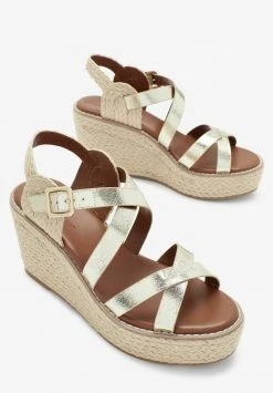 Next Damen STRAPPY - Espadrille - Gold -Next Verkäufe 2022 da185feff9ad425fbac135849459727a