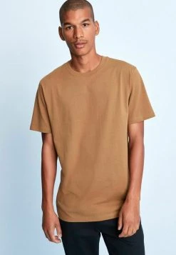 Next Herren T-Shirt Basic - Light Tan