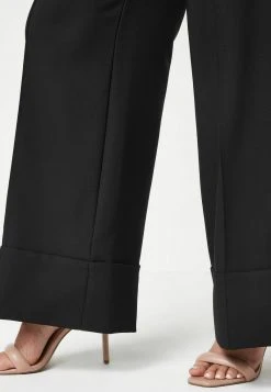 Next Damen HIGH WAISTED - Stoffhose - Black -Next Verkäufe 2022 da42645458f04e4ca85e006bd91d941c