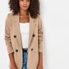 Next Damen RELAXED DOUBLE BREASTED - Blazer - Camel