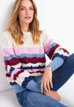Next Damen POINTELLE STITCH VOLUME SLEEVE - Strickpullover - Multicoloured -Next Verkäufe 2022 db07bb1b3e18447db26db4489f9cd1e1