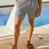 Next Badeshorts - Navy Blue Geo | Herren