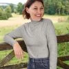 Next Damen EMMA WILLIS HIGH NECK LONG SLEEVE - Langarmshirt - Grey