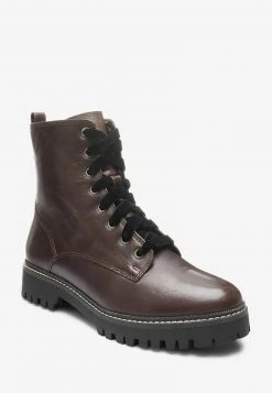Next Damen Schnürstiefelette - Dark Brown