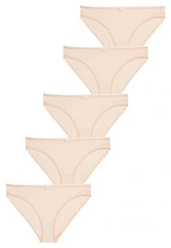 Next Damen 5 PACK - Slip - Beige -Next Verkäufe 2022 dbde37c770c144f2a870d41f0d38b6e9