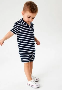 Next SET - Shorts - Navy White Stripe | Kinder