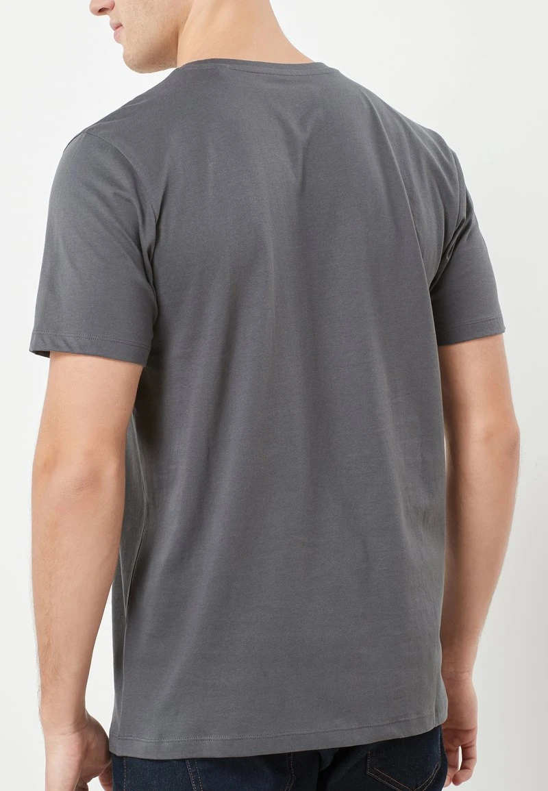 Next CREW - T-Shirt Basic - Metallic Grey | Herren 2 Next CREW - T-Shirt Basic - Metallic Grey | Herren – Bild 2