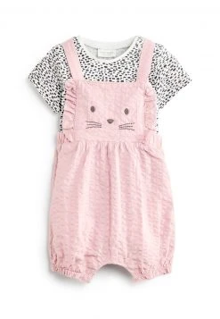 Next Kinder 2 PIECE SET - T-Shirt Print - Pink Character
