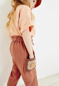 Next Kinder CROCHET POCKET - Stoffhose - Rust Brown -Next Verkäufe 2022 dc37df79e00643cc97f0c42c54e68df7