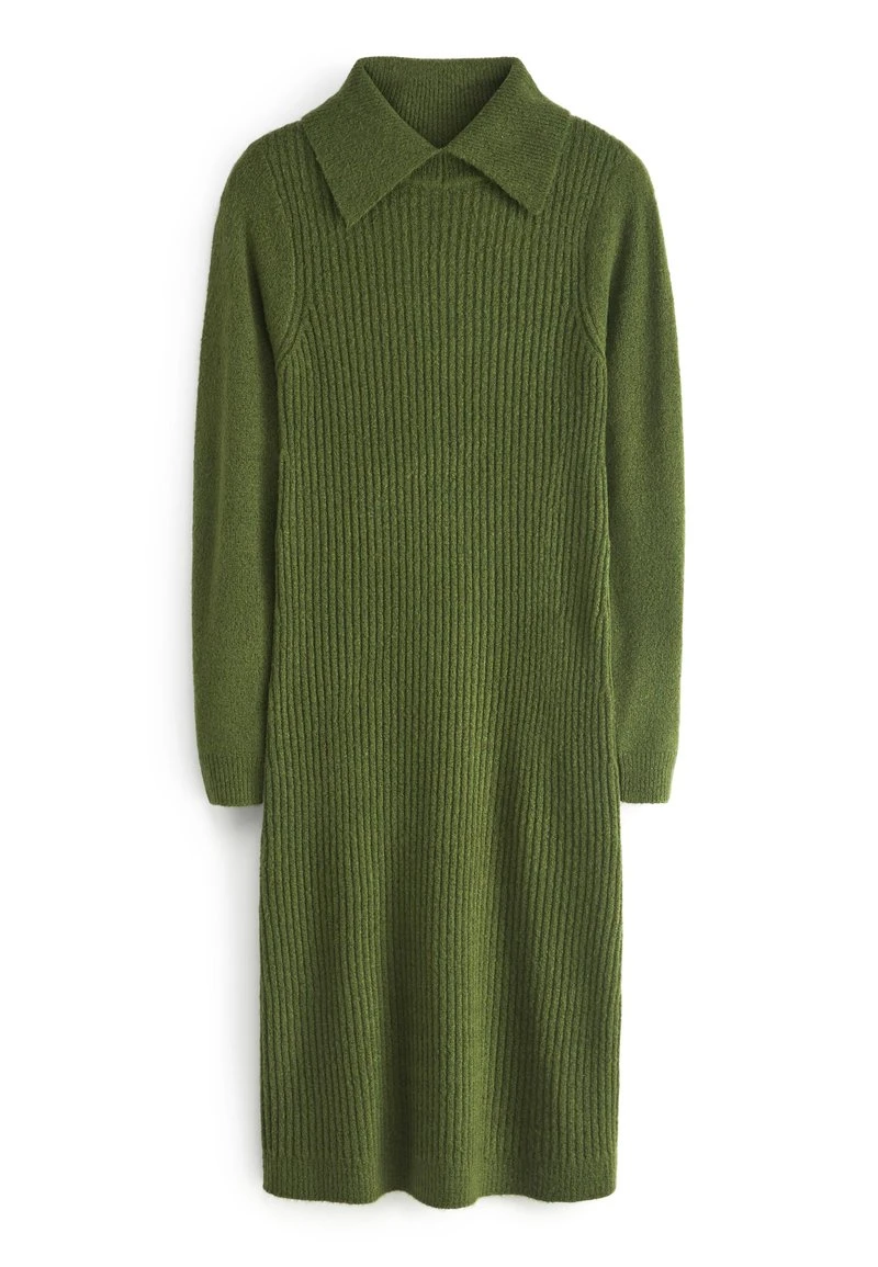 Next Damen LONG SLEEVE - Strickkleid - Khaki 4 Next Damen LONG SLEEVE - Strickkleid - Khaki – Bild 4