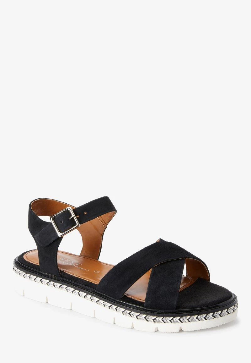 Next Damen FOREVER COMFORT - Plateausandalette - Black 2 Next Damen FOREVER COMFORT - Plateausandalette - Black – Bild 2