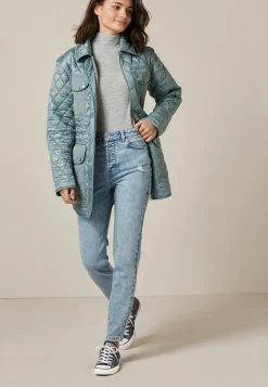 Next Damen 2 IN 1 ZIP OFF SLEEVE - Wintermantel - Blue