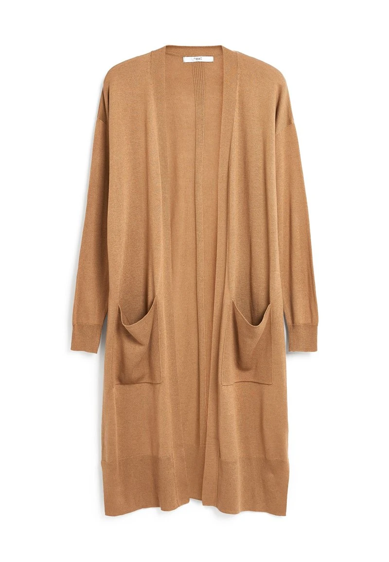 Next Damen LONGLINE - Strickjacke - Camel 5 Next Damen LONGLINE - Strickjacke - Camel – Bild 5