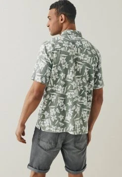 Next Herren SHORT SLEEVE - Hemd - Green Floral -Next Verkäufe 2022 de317e3dfd604be48c65fe9713058236