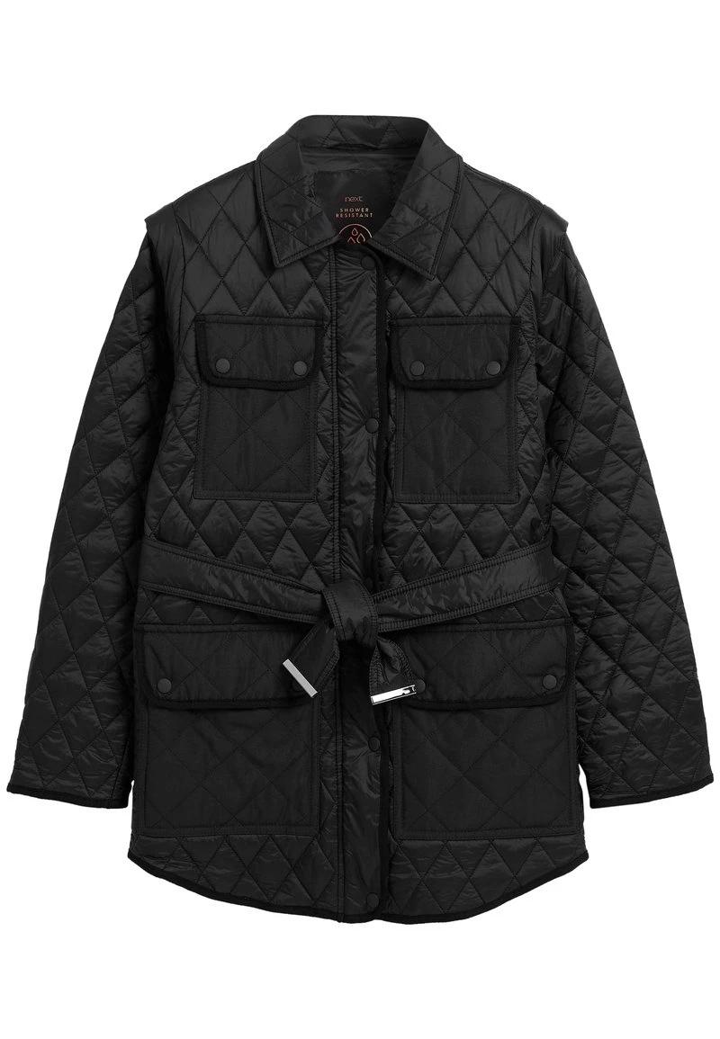 Next Damen 2 IN 1 ZIP OFF SLEEVE - Wintermantel - Black 5 Next Damen 2 IN 1 ZIP OFF SLEEVE - Wintermantel - Black – Bild 5