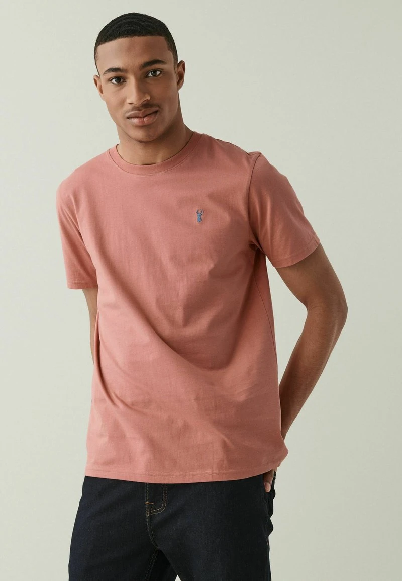 Next Herren STAG - T-Shirt Basic - Pink 1 Next Herren STAG - T-Shirt Basic - Pink