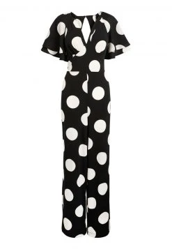 Next Damen FLUTE SLEEVE - Jumpsuit - Black -Next Verkäufe 2022 dec654555f3d42b78e6014d73a03e396