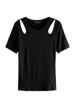 Next Damen SHORT SLEEVE - T-Shirt Basic - Black -Next Verkäufe 2022 dee93193f7a04d6c8662b2747a23b9dd