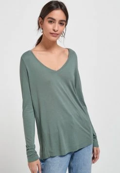 Next Damen Langarmshirt - Khaki