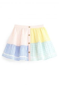 Next Kinder GINGHAM PATCHED - Faltenrock - Multi