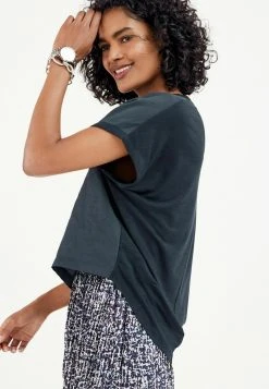 Next Damen T-Shirt Basic - Dark Blue -Next Verkäufe 2022 e0011965fd8b4942b41eed7987c29418