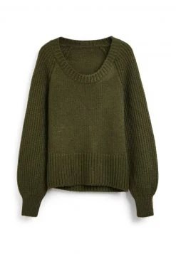 Next Damen VOOP NECK - Strickpullover - Khaki -Next Verkäufe 2022 e01064d4f37f44cc88e4b028a1f31f19