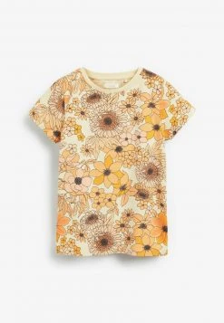 Next Kinder 3 PACK EMBROIDERED FLORAL SHORT SLEEVE - T-Shirt Print - Ochre Yellow -Next Verkäufe 2022 e012e6c4fdd742b6b03d56fe8801a6e9