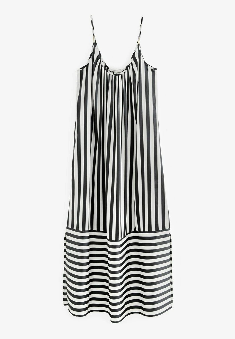 Next STRAPPY CAMI - Maxikleid - Black And White Stripe | Damen 3 Next STRAPPY CAMI - Maxikleid - Black And White Stripe | Damen – Bild 3